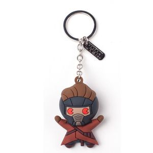 Difuzed Marvel Peter Quill Character 3D Rubber Keychain