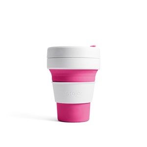 Stojo Pocket Collapsable Cup Pink 355ml