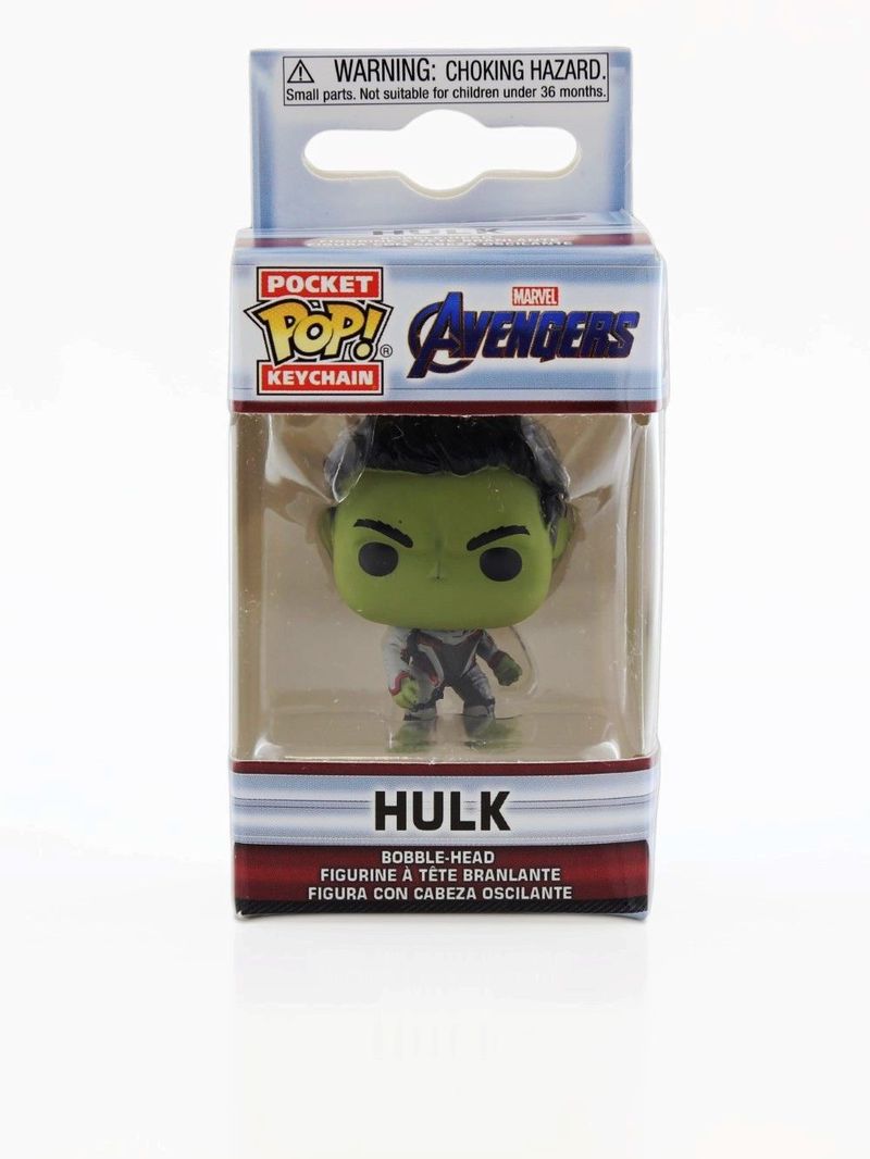 Funko POP Keychains Avengers End Game Hulk Team Suit Vinyl Figure