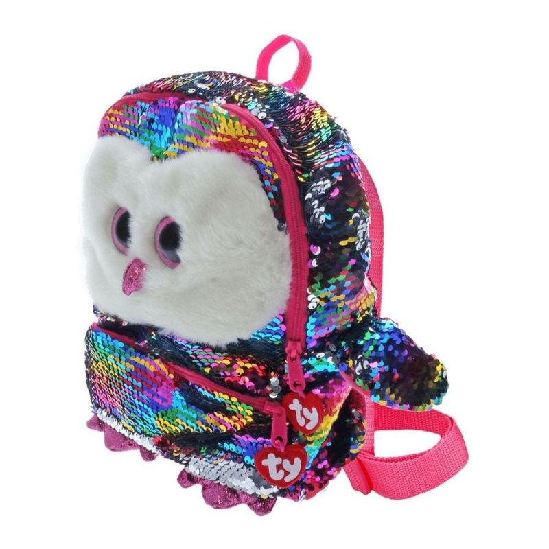 Ty Fashion Sequin Owen the Owl Backpack