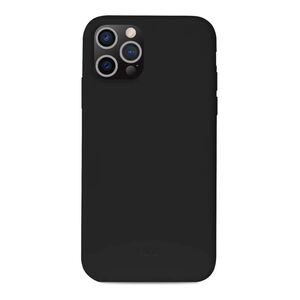Puro Cover Silicone Case Black with Microfiber for iPhone 13 Pro