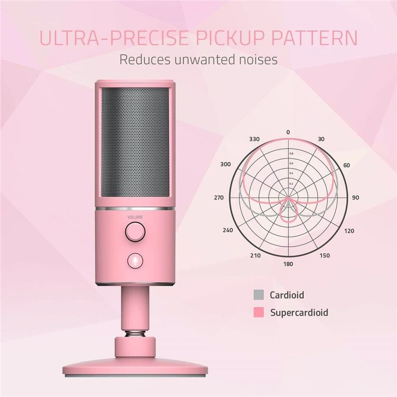 Razer Seiren X Quartz Microphone Pink