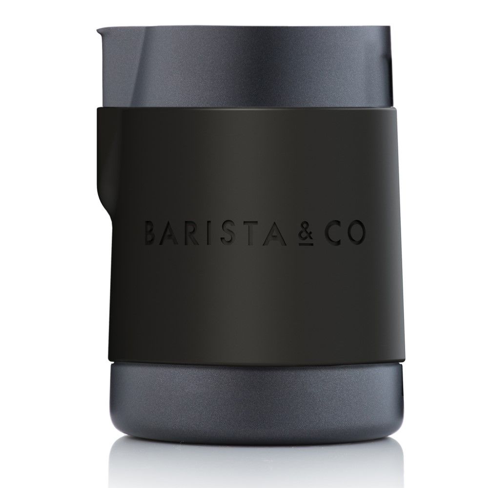 Barista & Co Shorty Milk Jug Black Non-Stick 600ml