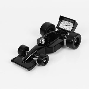 Wm Widdop Miniature Black Racing Car Clock