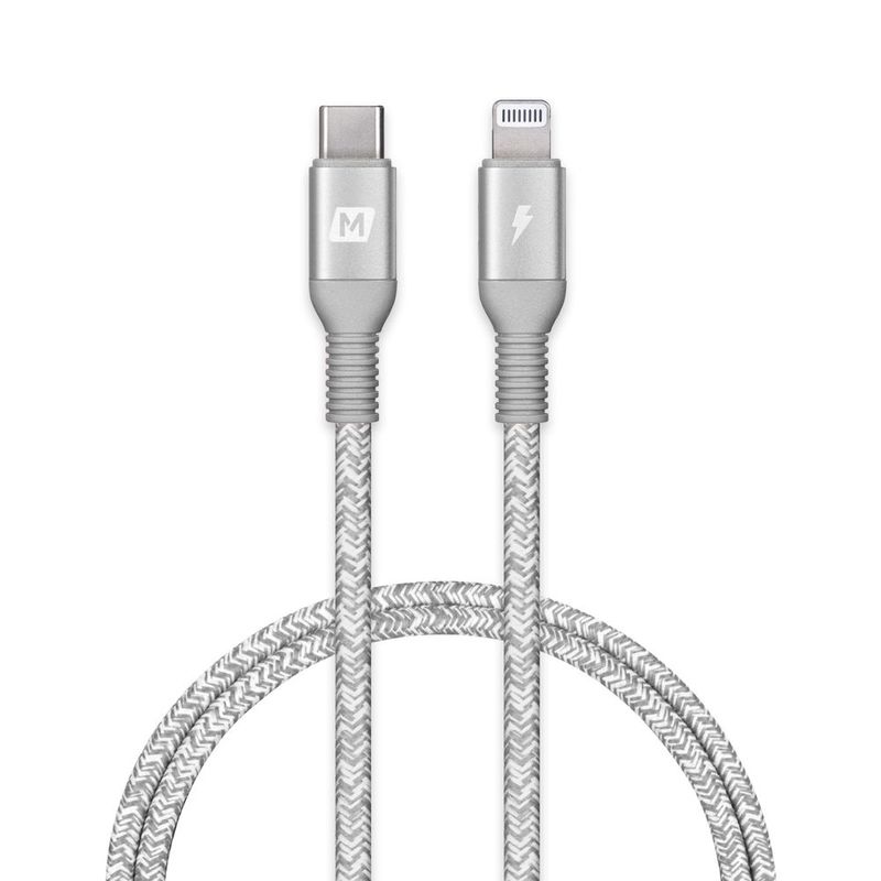 Momax Elite USB-C To Lightning Cable 1.2M Silver
