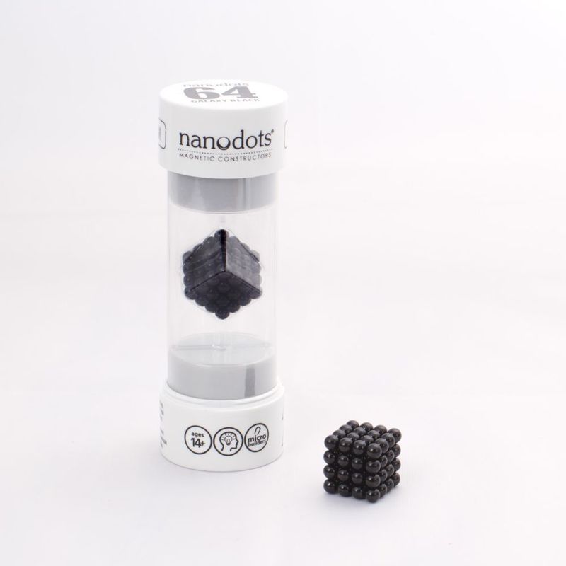 Nanodots 64 Black Magnetic Dots