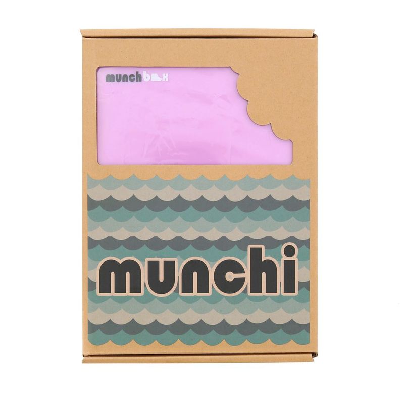 Munchbox Munchi Snack Pink Marshmallow Vanilla Latch Pink/White Lunchbox