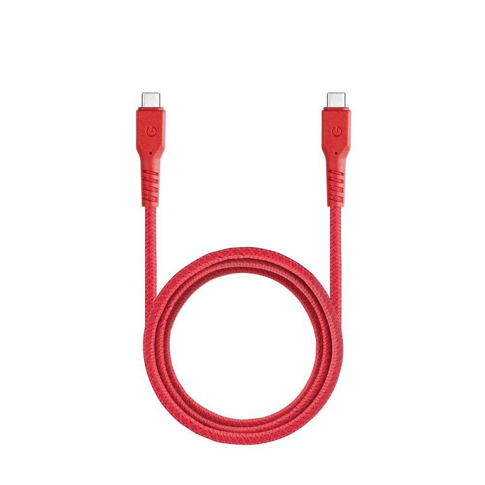 Energea Fibratough 3.1 Gen1 USB-C to USC-C Cable 1.5M Red