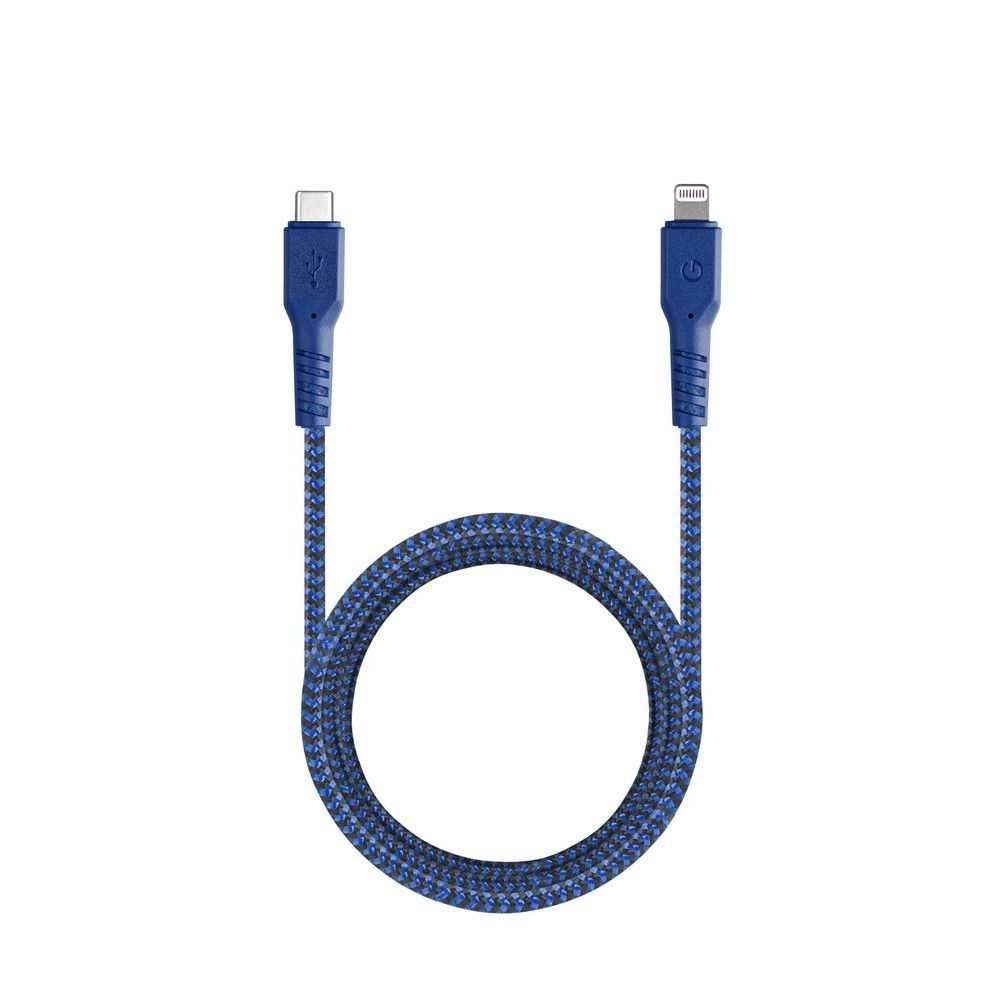 Energea Fibratough USB-C to Lightning Cable 1.5M Blue