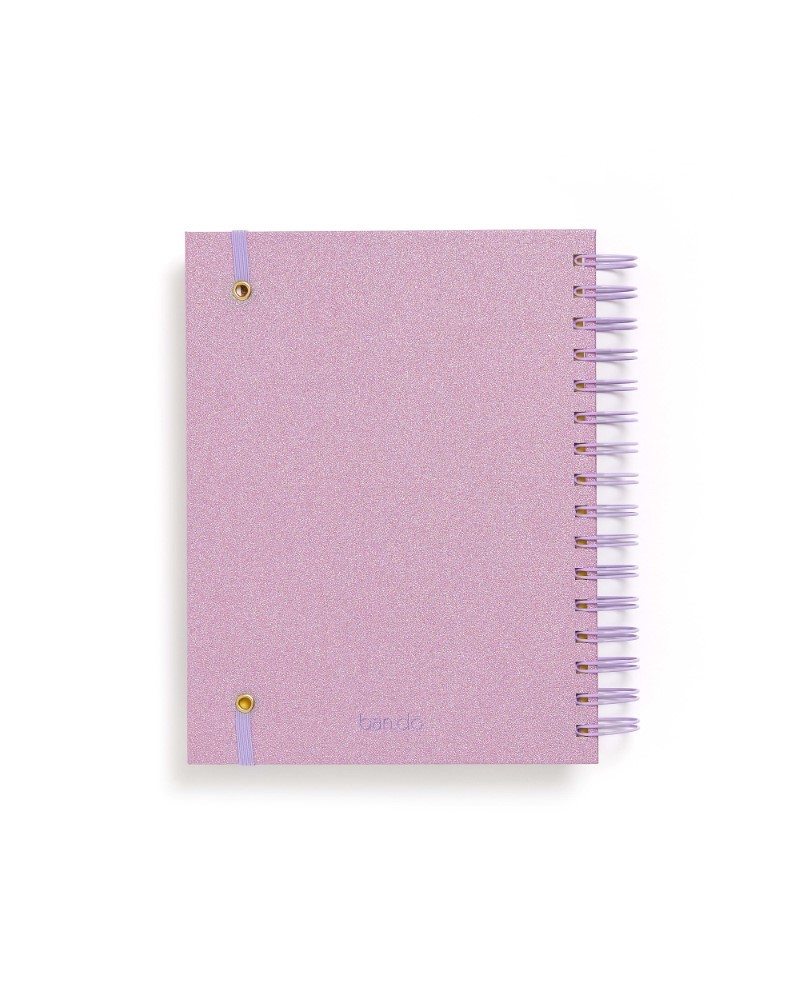 ban.do 17-Month Medium Planner Lilac Glitter