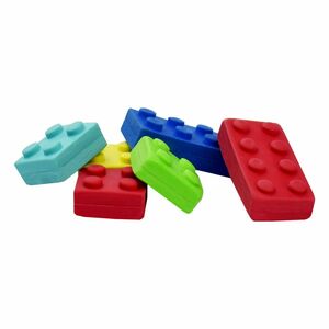 Legami Brick By Brick Erasers (Set of 6)