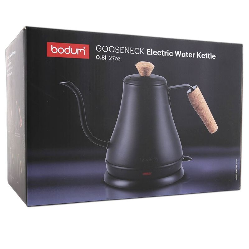 Bodum Melior Gooseneck Electric Kettle Black 0.8L