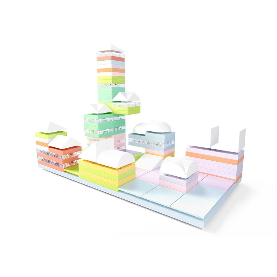 مجموعة أدوات لعبة بناء وتركيب نموذج المهندس المعماري الصغير من أركيت (130 قطعة)