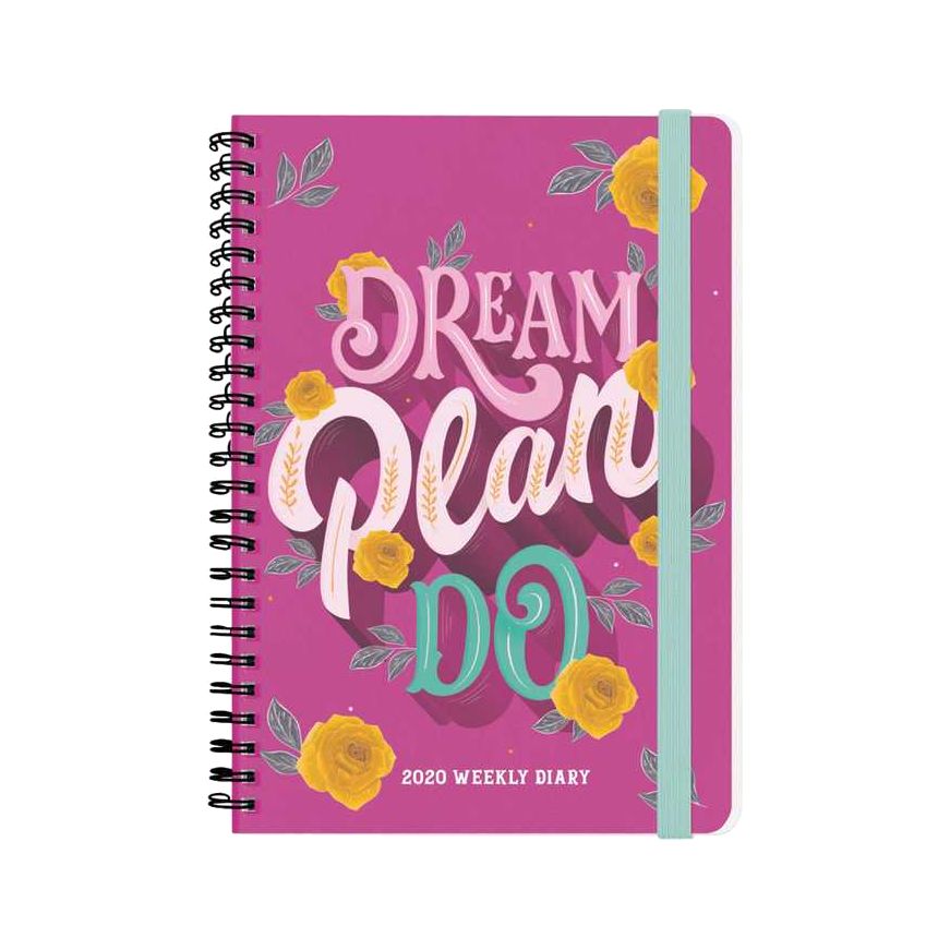 Dream Plan Do 2020 12M Large Weekly Spiral Bound Diary