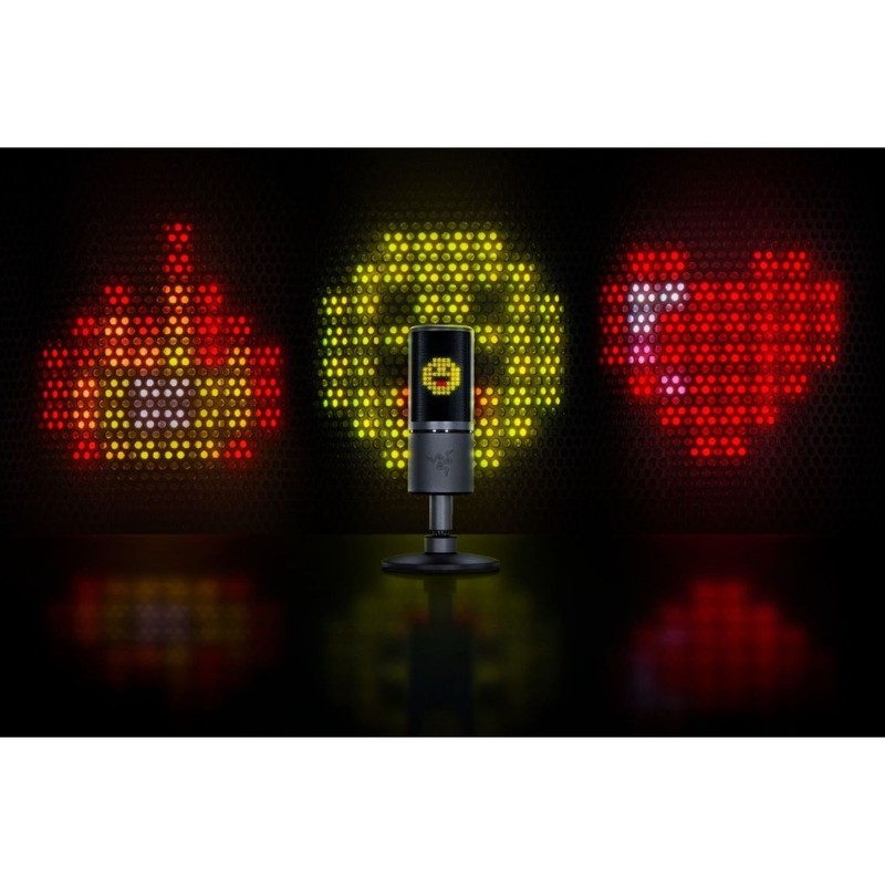 Razer Seiren Emote Streaming Condenser Microphone - Black