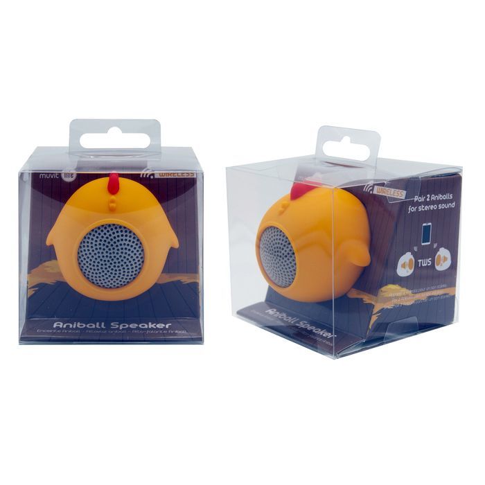 Muvit Chicken Life Anibal Yellow Mini Bluetooth Speaker