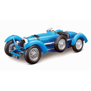 BBurago Bugatti Type 59 Blue 1.18 Scale Model Car