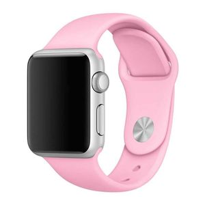 Porodo Silicone Watch Band Pink for Apple Watch 38/40mm (Compatible with Apple Watch 38/40/41mm)