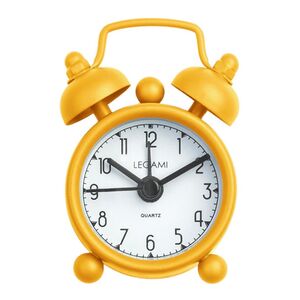 Legami Mini Tick Tock Alarm Clock - Yellow (4.5 X 5.8cm)