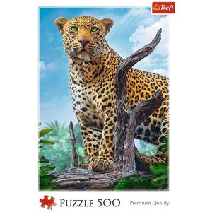 Trefl Wild Leopard 500 Piece Jigsaw Puzzle
