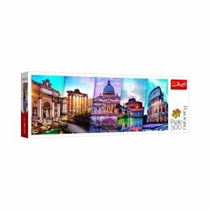 Trefl Panorama Traveling To Italy Jigsaw Puzzle 66 X 23.7 cm (500 Pieces)