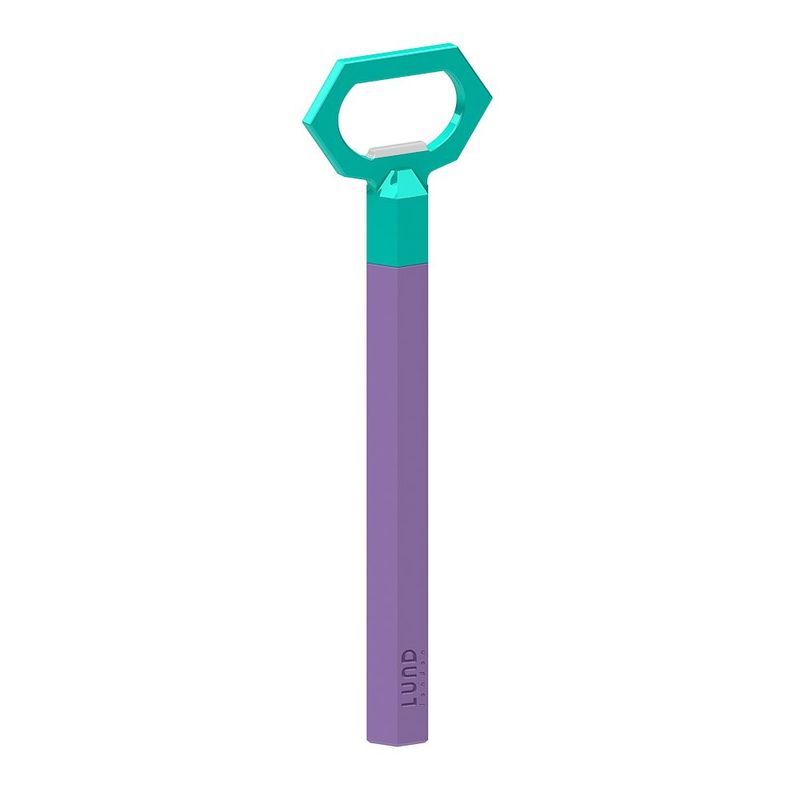 Lund Skittle Bottle Opener Lilac & Turquoise