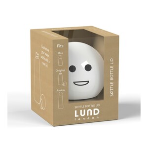 Lund London Skittle Bottle Lid White Smile