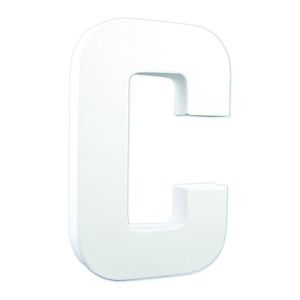 قطعة زينة على شكل حرف C صغير قياس 12 سم من ديكوباتش