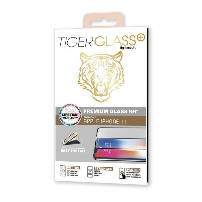 Muvit Tiger Glass Plus Tempered Glass Full Glue for iPhone 11