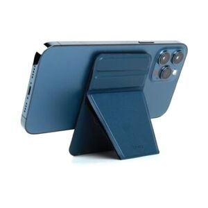 UNIQ Lyft Magnetic Snap-On Stand and Card Holder Nautical Blue for Smartphone