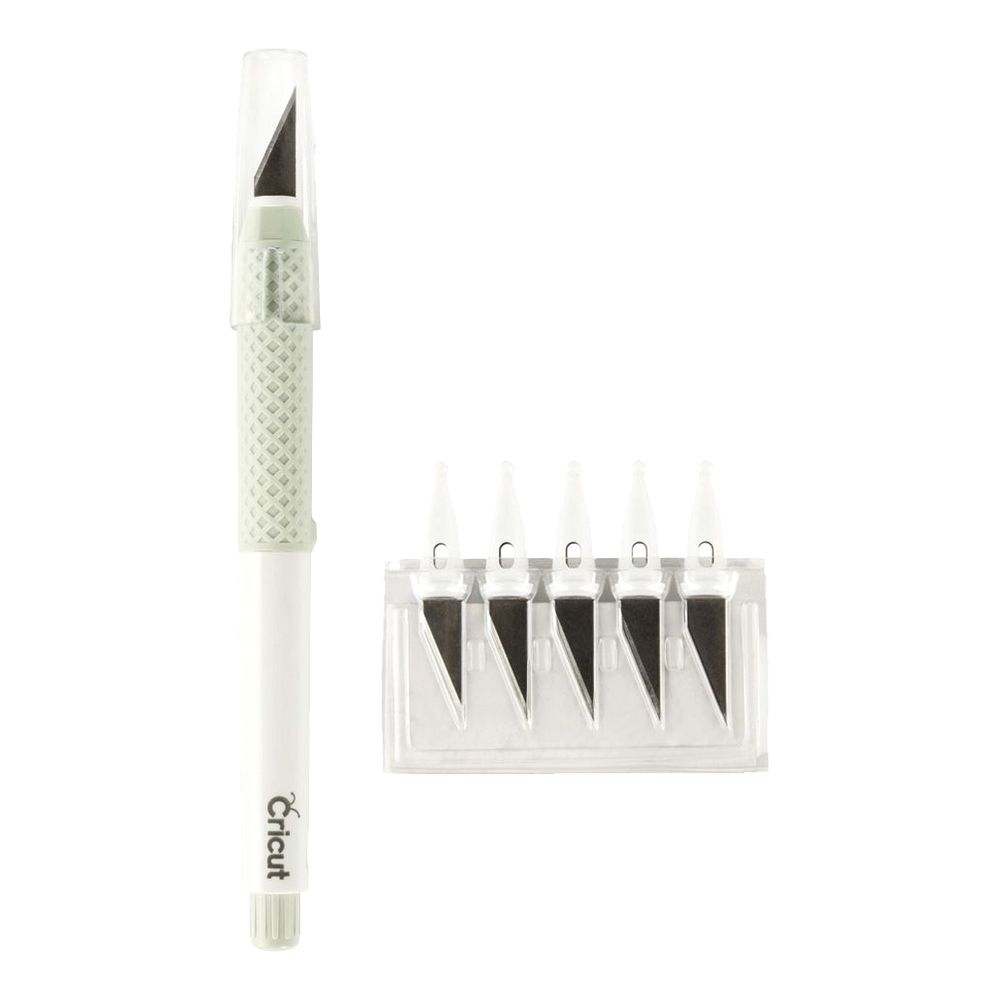 Cricut Truecontrol Knife Kit Mint - With 5X Spare Blades