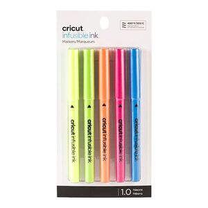 Cricut Explore/Maker Infusible Ink Medium Point Pen Set 1.0mm - Neons Brights (Set of 5)