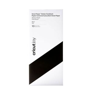 Cricut Smart Sticker Cardstock Black (10 Pack)