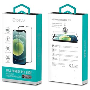 Devia Van Series Full Screen Pet Edge Twice Tempered Glass iPhone 13/13 Pro Clear
