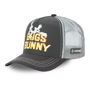 Capslab Looney Tunes Bunny 1 Unisex Adults' Trucker Cap - Grey