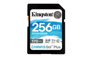 Kingston 256GB Canvas Go Plus UHS-I SDXC Memory Card