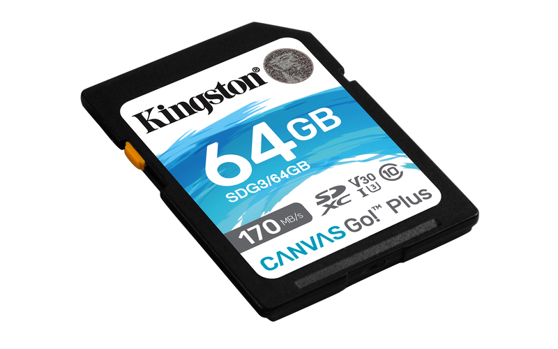 Kingston 64GB Canvas Go Plus UHS-I SDXC Memory Card