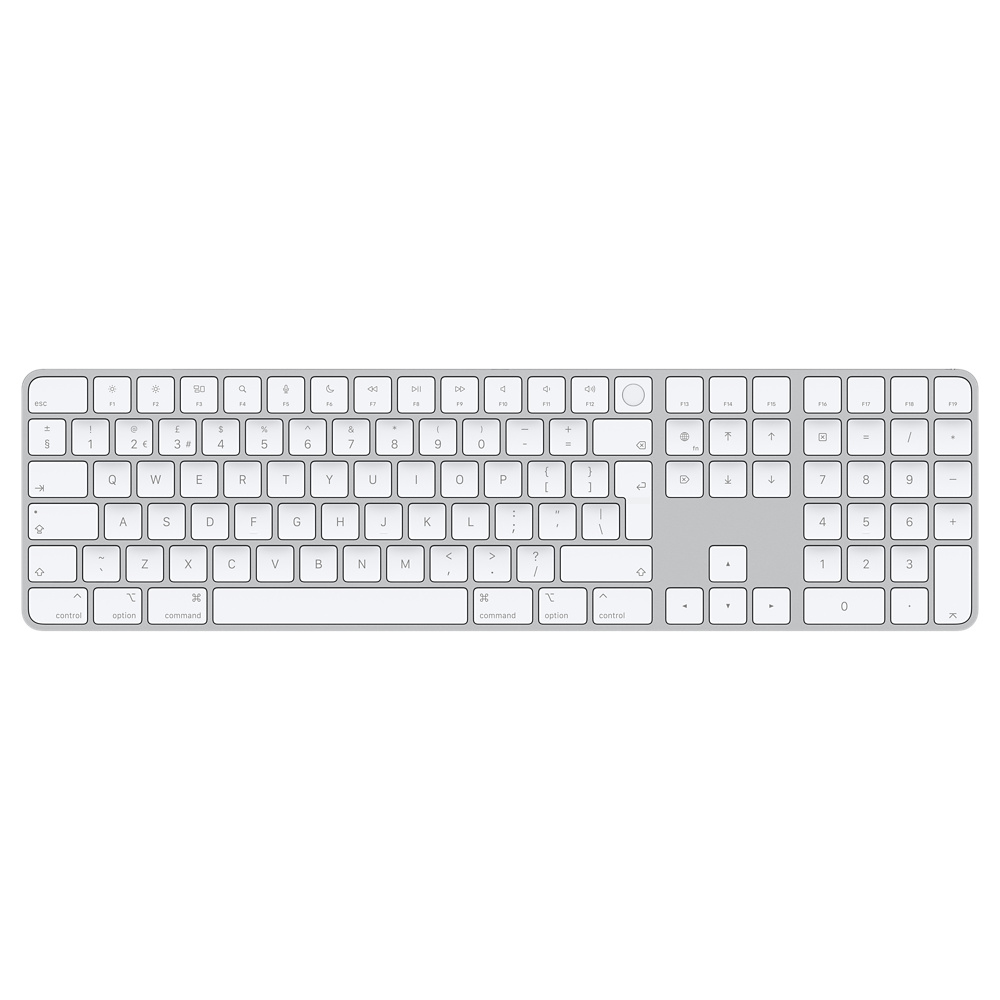 Apple Magic Keyboard With Touch ID and Numeric Keypad Mac Models With Apple Silicon British English