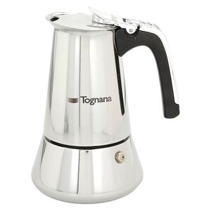 Tognana Riflex Induction Coffee Maker 112 ml (Makes 2 Cups) - Silver
