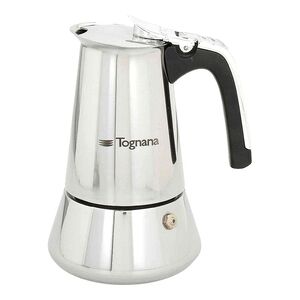 Tognana Riflex Induction Coffee Maker 600 ml (Makes 10 Cups) - Silver