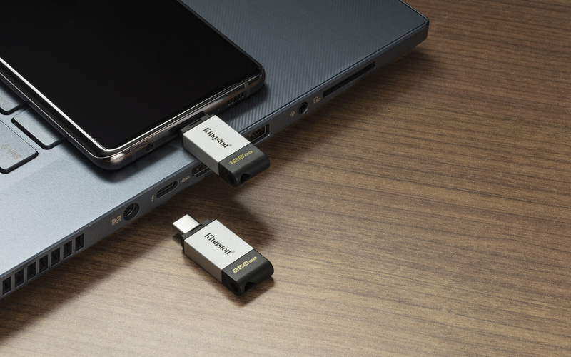 Kingston 128GB DataTraveler 80 USB 3.2 Gen 1 Type-C Flash Drive