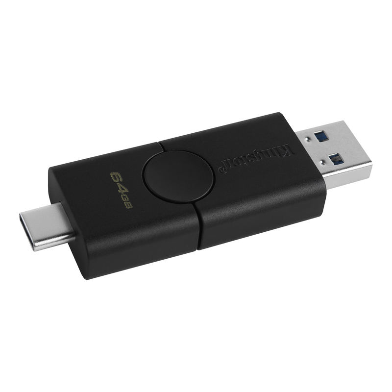 Kingston 64GB DataTraveler Duo USB 3.2 Gen1 USB Flash Drive + Type-C