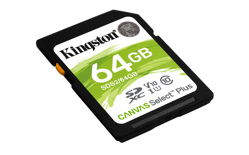 Kingston 64GB Canvas Select Plus UHS-I SDXC Memory Card