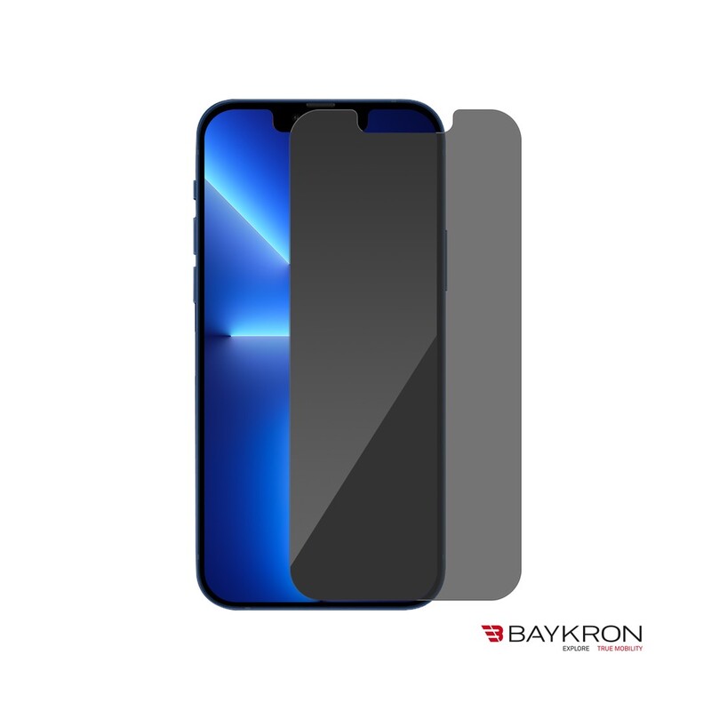Baykron Screen Protector Privacy with Applicator for iPhone 13/13 Pro