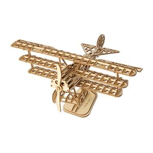Robotime Rolife Airplane Classic 3D Wooden Puzzle