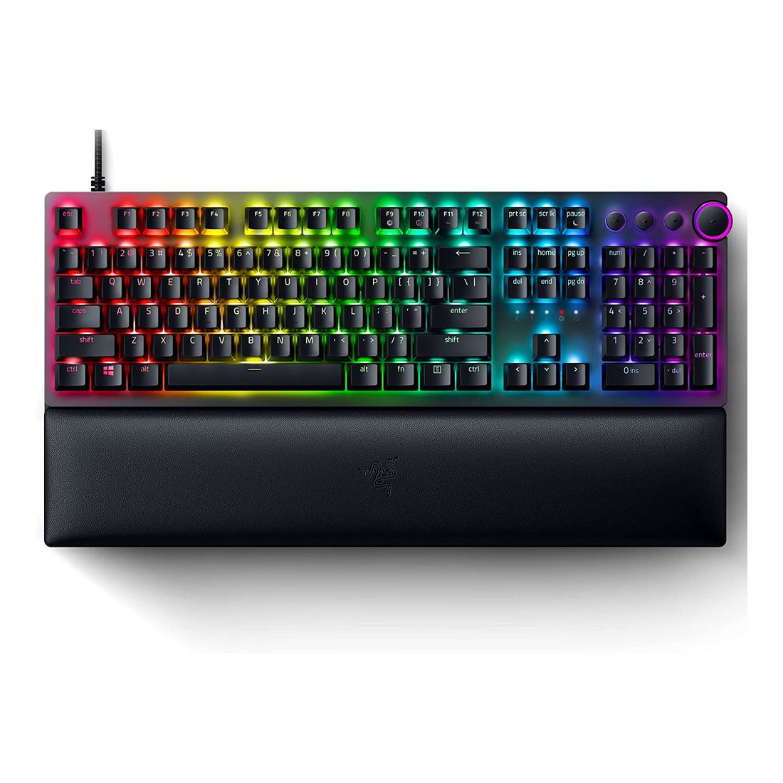 Razer Huntsman V2 Gaming Keyboard - Clicky Optical Switch Purple - (US English)