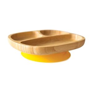 Eco Rascals Toddler Suction-Grip Plate - Yellow