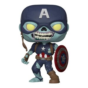 Funko Pop! Jumbo What If Season 2 Zombie Captain America 10-Inch Vinyl Figure