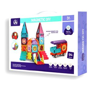 Toys Station Magnetic Blocks Diy Set (94 Pieces)