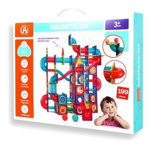 Toys Station Magnetic Blocks Diy Set (199 Pieces)